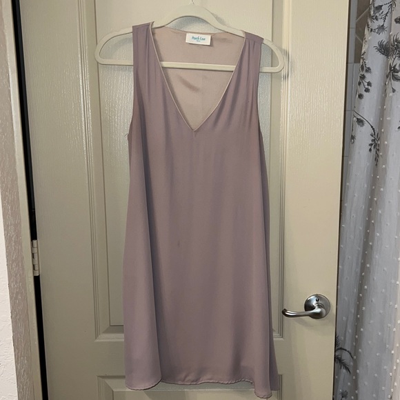 Boutique Dress Tan S - Picture 1 of 4